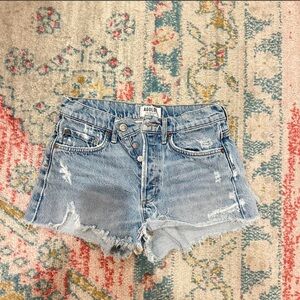 Agolde Parker denim shorts